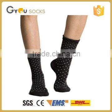 Warm and thick fashion design women's black tube sock