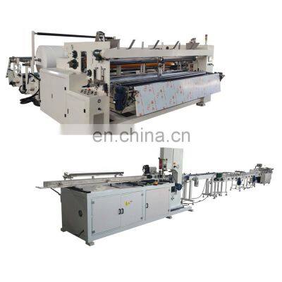 CE automatic toilet roll paper machine production line