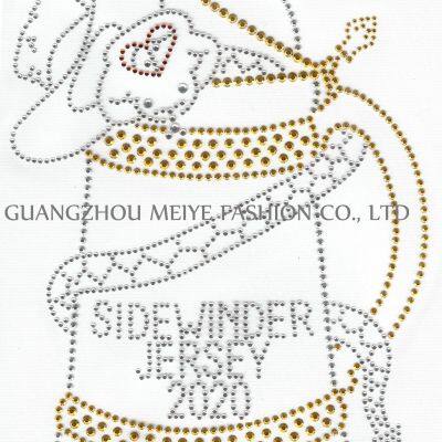 Rhinestone heat transfer, Hot fix motif, Rhinestone motif, Heat transfer