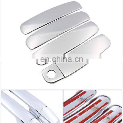 for Audi A6 C5 1998 1999 2000 2001 2002 2003 2004 4B Luxurious Chrome Door Handle Cover Catch Trim Set Car Styling Accessories