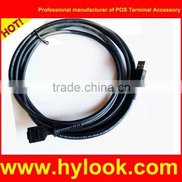 Dual 14pin to USB Data Cable for Verifone Contactless Vx810 Vx820 CBL 282-038-02-A