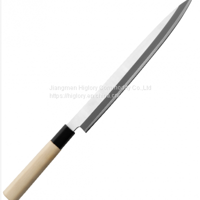 Professional Japanese Sashimi knife with wooden handle - sushi slicing knife - fish slicing knife