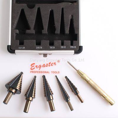 Titanium Step Drill Bit (Total 15 Step Sizes) , Unibit Cone Drill, 4 to 32mm