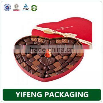 China Factory Wholesale Heart Shaped Chocolate Box Paper Chocolate Packaging Box photo-6
