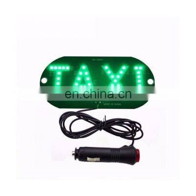 Led Lighted Sign Taxi Super Bright Auto Vehicles Car Plastic Signal Light Taxi Roof Led Top Light Board Windshield Sign photo-3