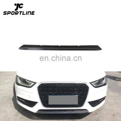 Средняя передняя губа из углепластика для Audi A4 B9 2013