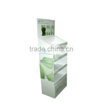 Cardboard Shoes cardboard display rack for supermarket promotion