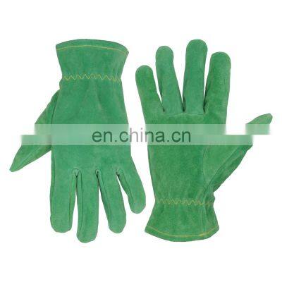 HANDLANDY Hot sell  green Non Slip Pruning Yard gardening Work Farming Garden Gloves Leather Car Driving Gloves Women's