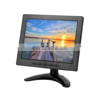 Usb 8 Inch Lcd Cctv Full Hd Car Wall Mount PCAP Touch Screen Monitor