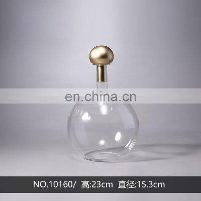 Living Room Vase Modern Home Decor Luxury Clear Flower Creative Bottle Glass Decorative Tableware Full Size photo-3