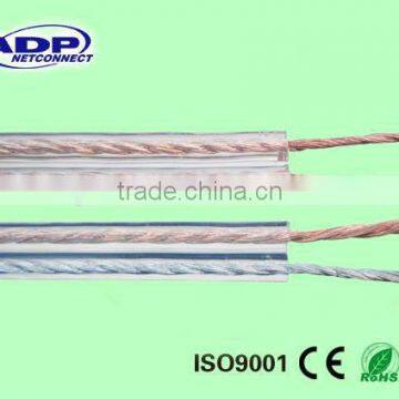 Speak cable From China Factory 2 cord transparent