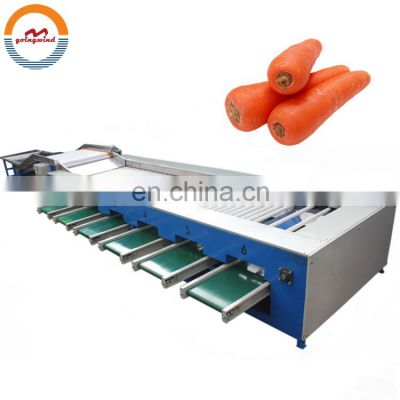 Automatic carrot size grading sorting machine auto industrial carrots sorter grader line machines equipment cheap price for sale