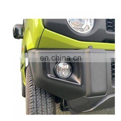 front fog light cover for Suzuki Jimny, ABS with carbon fiber