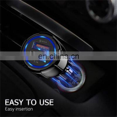 Wholesale 30W Quick Charge QC3.0 USB Adapter Dual 2 Port Universal Mobile Phone USB Fast Charging Car Charger for IPhone photo-4