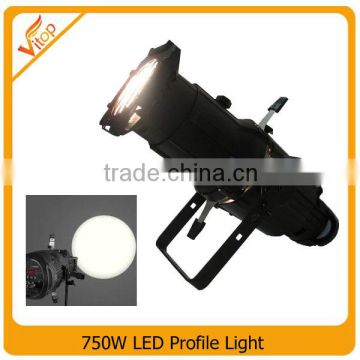 profile spot light and backlight stage lighting profile 750W warm white