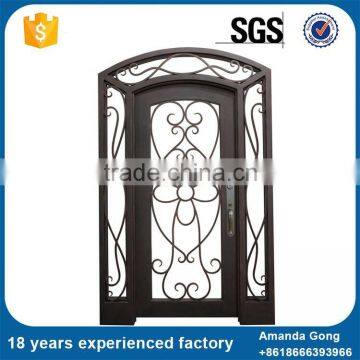 Superior Quality Front Entry Wrought Iron Patio Doors photo-3