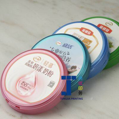 Glossy Round In Mould Labels For Durable Surface Finish And Unique Shape photo-2