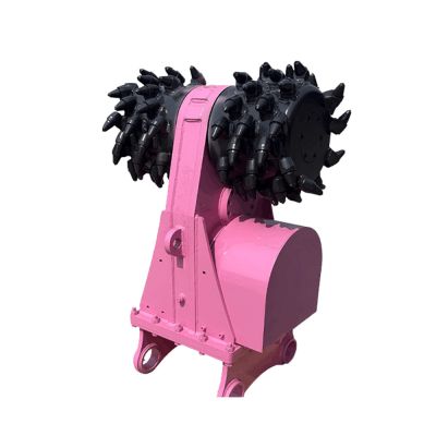 Accurately Control Construction Compact Design Excavator Drum Cutter For 12-17 ton Excavator