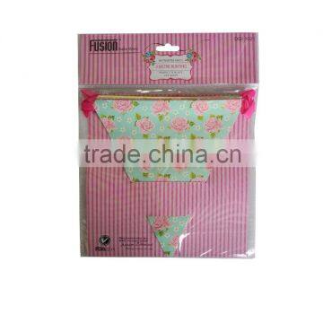 Quality Bunting For Home Decoration 3 metres length flags in Colorful