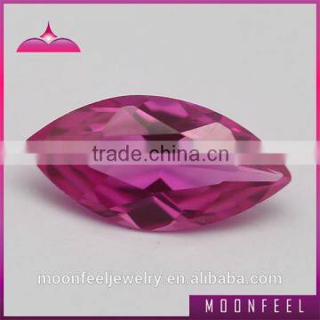 3# pink corundum synthetic ruby stone prices