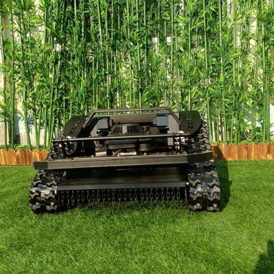 Remote controlled track lawn trimmer China manufacturer, factory direct sales RC rotary mower