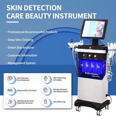 2024 Beauty Salon Use 14 in 1 Hydra Micro Dermabrasion Aqua Peel Facial Machine Professional Facial Hydro Jet Beauty Equipment photo-2