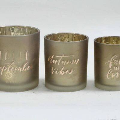 Glass Cup Ceramics Mug Candle Holder Glass Vase Mosaic Vase