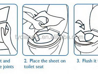 2026 Soft Skin Cheapest Universal Disposable & Flushable Paper Mat Toilet Seat Covers Commercial Paper Toilet Seat Cover