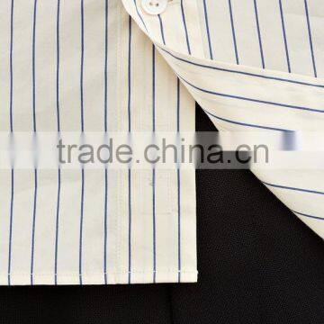 Cheap Wholesale Blue And White Stripe Shirts For Men photo-4