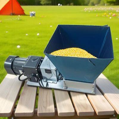 DY-168 Электрический двойной крупнозубый роликовый из нержавеющей стали измельчитель кофейных зёрен. Домашняя мелница для зерновых, небольшая машина