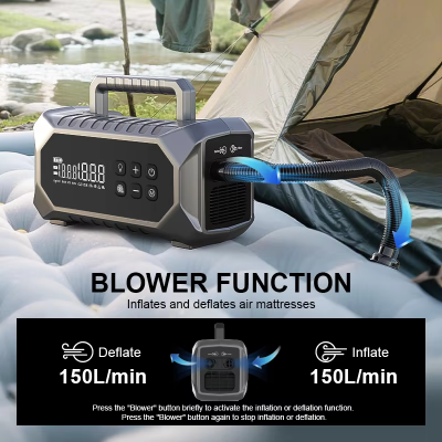 3250A 26800mAh 160PSI Jump Starter Power Pack With Air Compressor photo-4