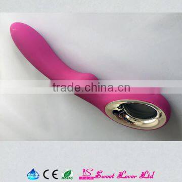 High quality classical soft silicone USB rechargeable anal vagina insertable vibrator for woman sex toys