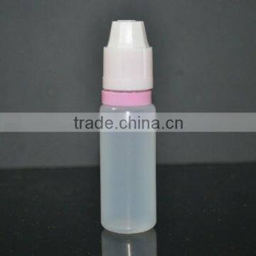 whosale small clear plastic bottles, 15ml ldpe bottles, plastic jar with lid