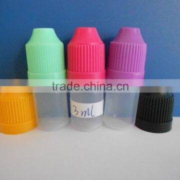 3ml plastic bottle e-cigarette liquid bottles from ruijia