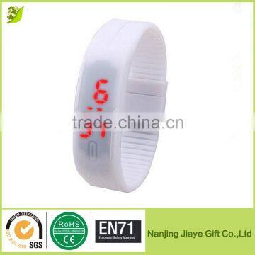 Fashion Silicone Led Sports Lighting Slap Watch