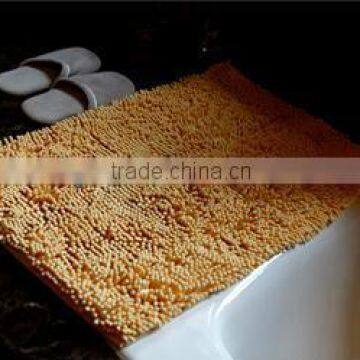 Manufacture cheap supply ultra-fine quality microfiber chenille mats,bathroom kitchen uses