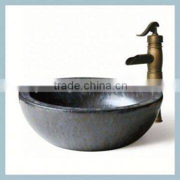 Chinese Bathroom Wall Corner hand painted ceramic small bathroom vanity