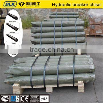 Hydraulic Breaker Hammer Spare Parts Flat/Blunt/Cone/Wedge/Heat Treatment Chisel