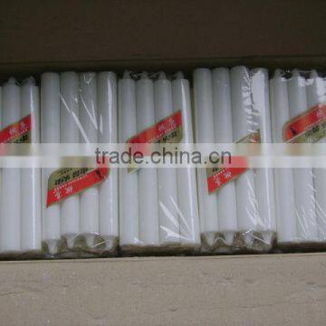 Home used white stick candle/economic white candle for home using