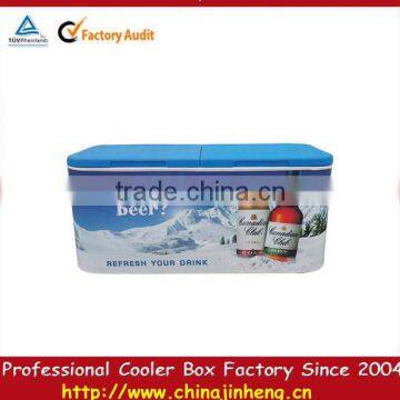 promotional double lid plastic cooler