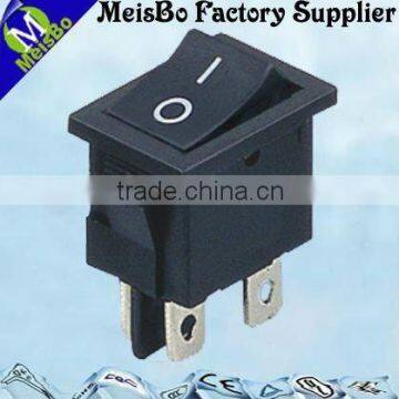 Black mini on off rocker switch 16a 250v in CE standard