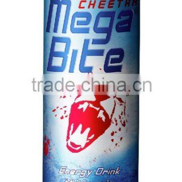 Cheetah Mega Bite Carbonated Energy Drink ( Icy Berry )