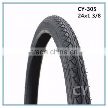 High Performance Professional rubber wheelchair tire 24X1 3/8 with prompt delivery