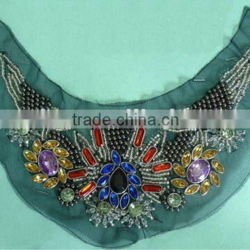 BLG-120620-2 new fashion rhinestone neckline collar