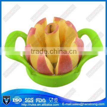 Quick fruit corer stainless steel apple cutter with plastic handle