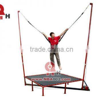 professional single electric bungee trampoline