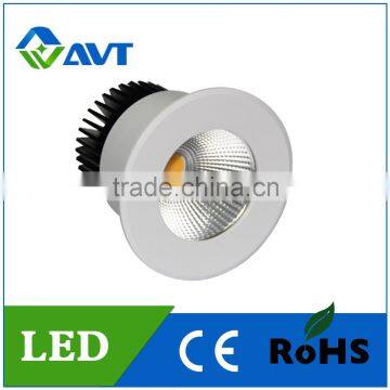 CE ROHS 7W 10W LED Downlight COB Aluminium Hight quality led down light Recessed