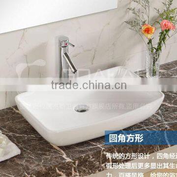 GA-3015 European style bathroom porcelain sink with countertop