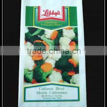 Food grade vegetable Ldpe plastic packaging bag