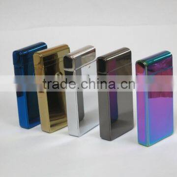 WHOLESALE personality USB charging double arc cigarette lighter Windproof creative gift electronic cigarette lighter